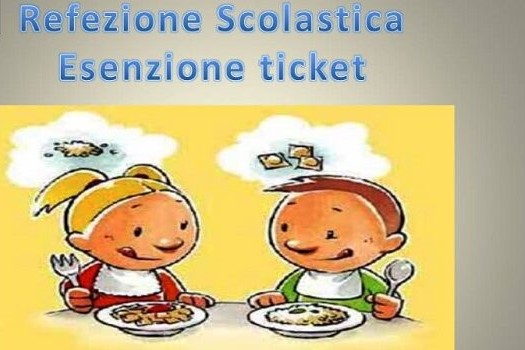 Avviso esenzione retta servizio mensa 2024-2025