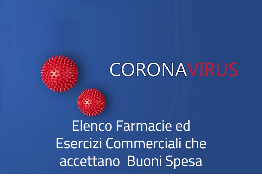 ELENCO ESERCIZI COMMERCIALI CHE ADERISCONO ALL'INIZIATIVA BUONI SPESA COVID 19