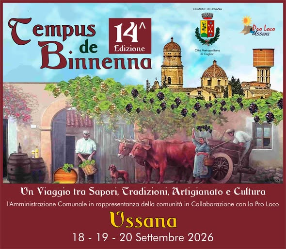 Manifestazione d'interesse a partecipare a “Tempus de Binnenna” – 18, 19 e 20 settembre 2026