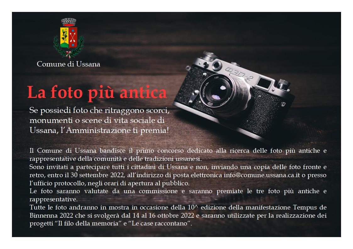 Concorso: La foto più antica