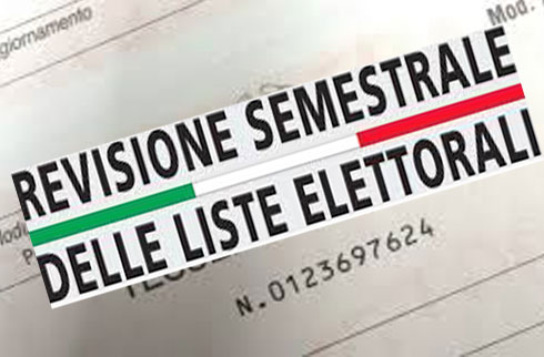 REVISIONE SEMESTRALE DELLE LISTE ELETTORALI