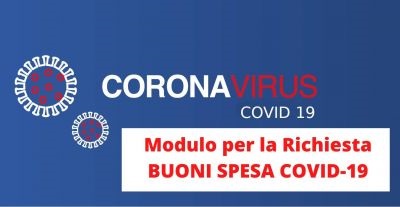 EMERGENZA COVID 19 - AVVISO PRESENTAZIONE ISTANZE BUONI SPESA